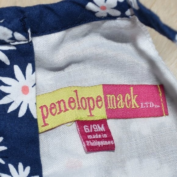 Penelope Mack Floral Sun Dress Size 6-9 Months - Picture 6 of 11